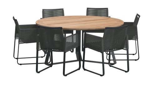4seasons outdoor ortea dining 213721 tuinset