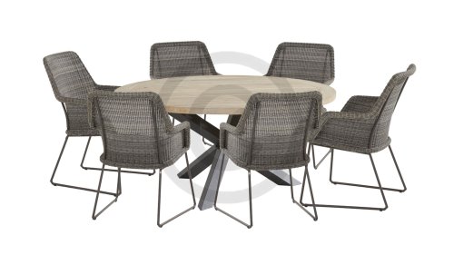 4seasons outdoor samoa dining charcoal 