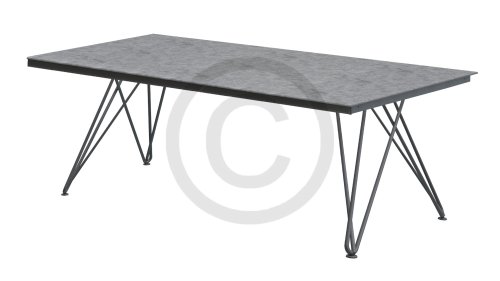 4seasons outdoor tampa tafel hpl light grey