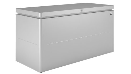 biohort loungebox 160cm zilver metallic
