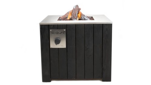 cosi cube 70cm black vuurtafel