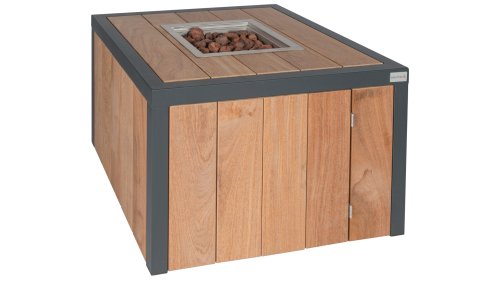 Easyfires Box Vuurtafel Vierkant Antraciet