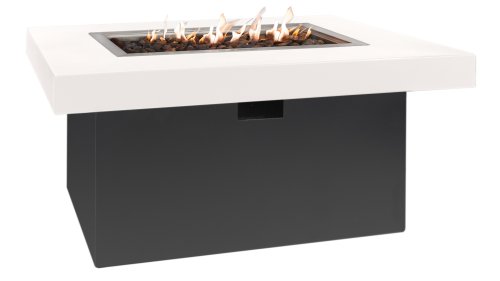  Easyfires Milano Vuurtafel Rechthoek Antraciet-Wit