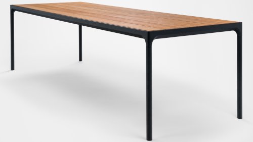 HOUE Four Tafel Black-Bamboe 210cm