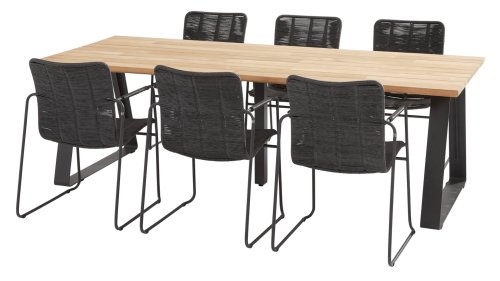 taste 4seasons palma stapelstoel anthracite 