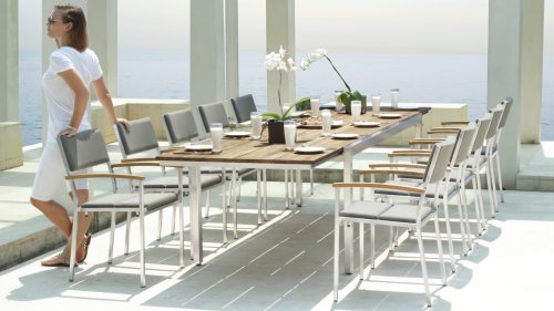 zebra quadux tuinset met kubex tafel dining