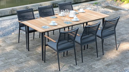 zebra spider tuinset dining