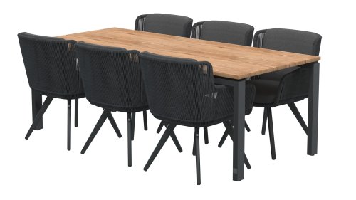 4seasons outdoor flores dining anthracite 213730 