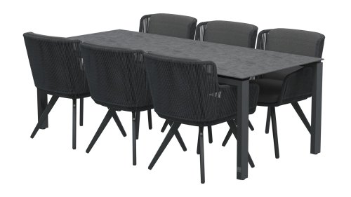 4seasons outdoor flores dining anthracite 213730 