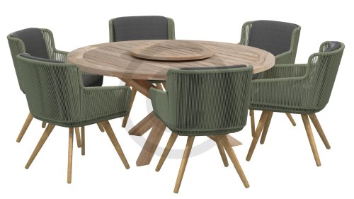 4seasons outdoor flores dining green 213732 
