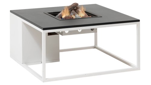 cosifires cosiloft vuurtafel 100cm white black alu