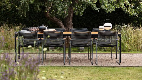 houe click dining with four table