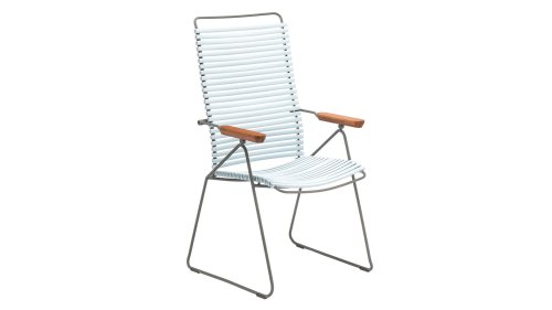houe click lounge verstelbare standen stoel dusty light blue