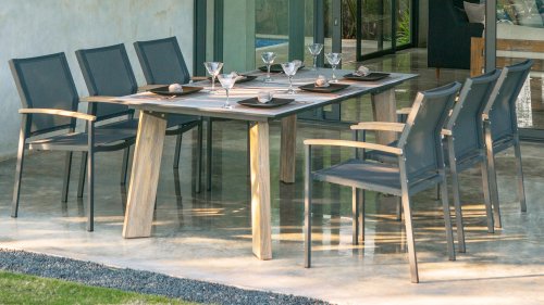 zebra alex styx tuinset dining